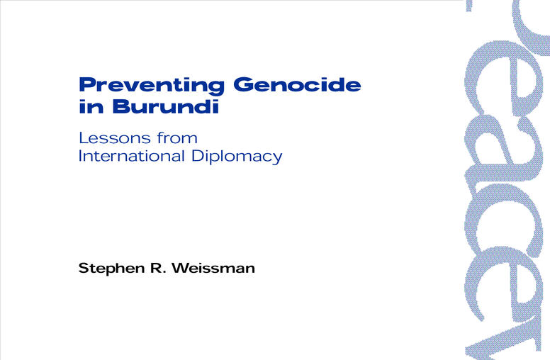 Preventing Genocide in Burundi: Lessons from International Diplomacy