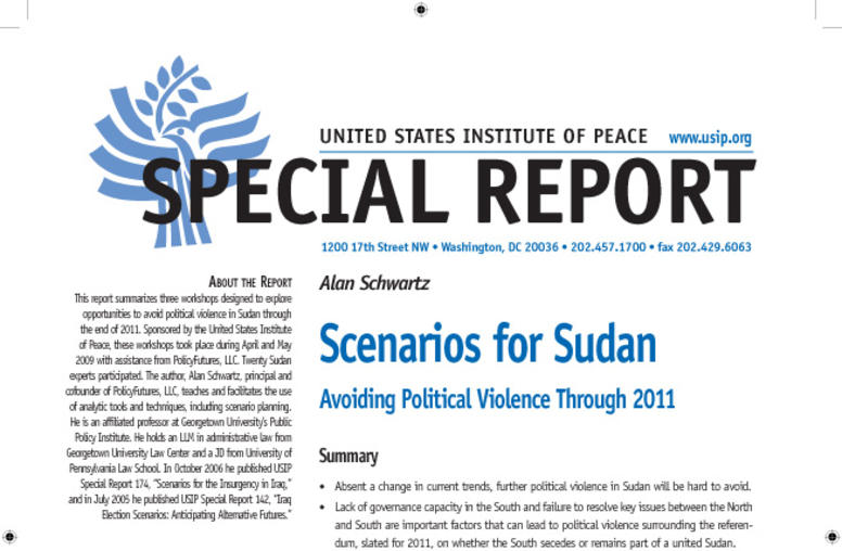 Scenarios for Sudan: Avoiding Political Violence Through 2011