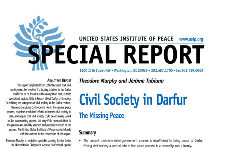 Civil Society in Darfur
