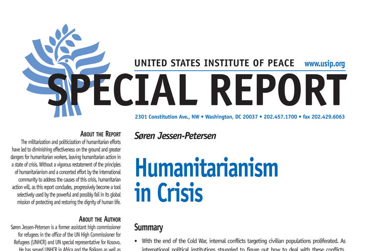 Humanitarianism in Crisis