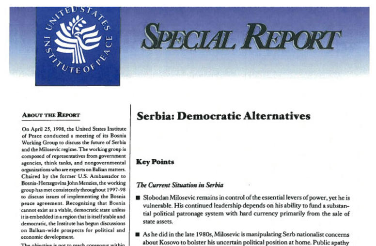 Serbia: Democratic Alternatives