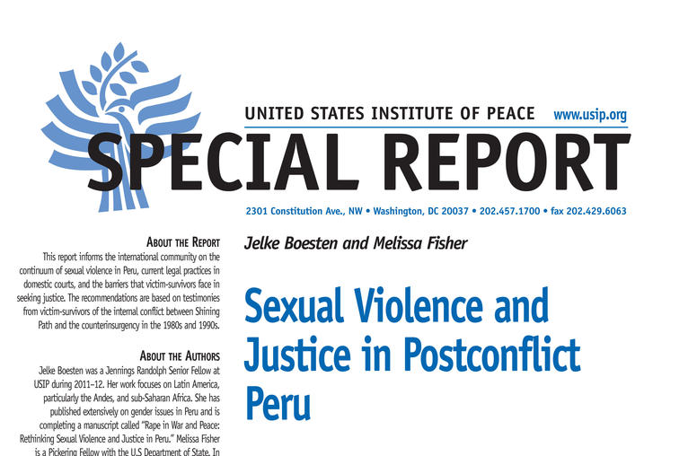 Sexual Violence and Justice in Postconflict Peru