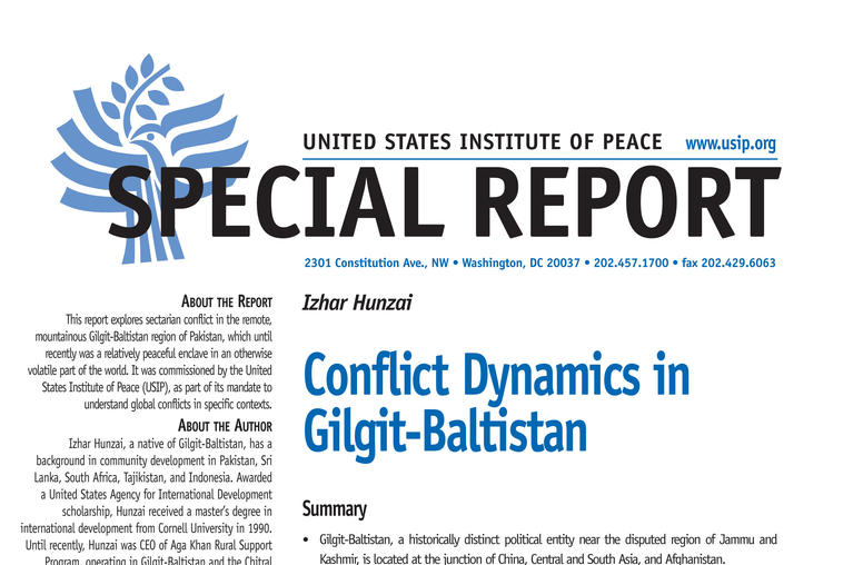 Conflict Dynamics in Gilgit-Baltistan