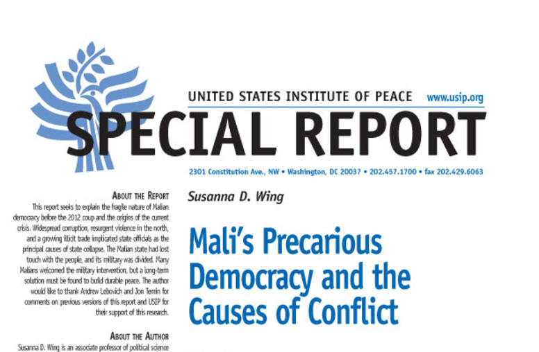 Mali’s Precarious Democracy and the Causes of Conflict