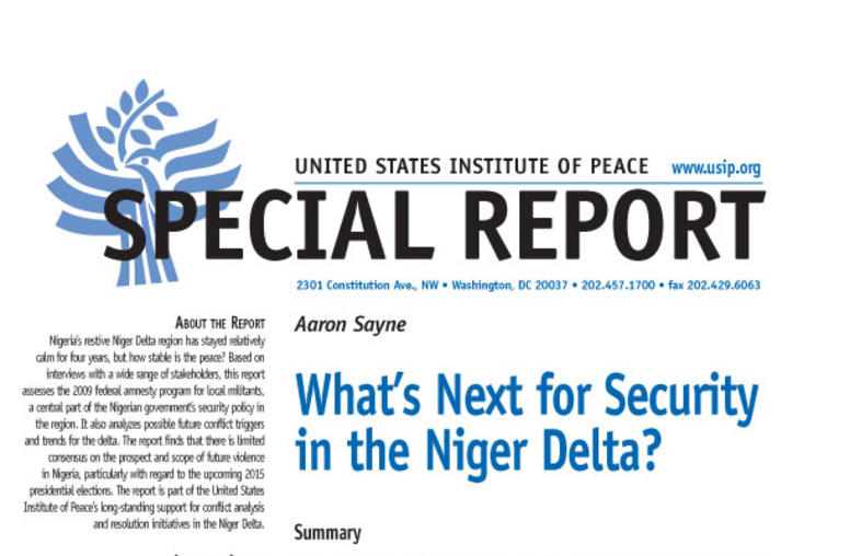 What’s Next for Security in the Niger Delta?