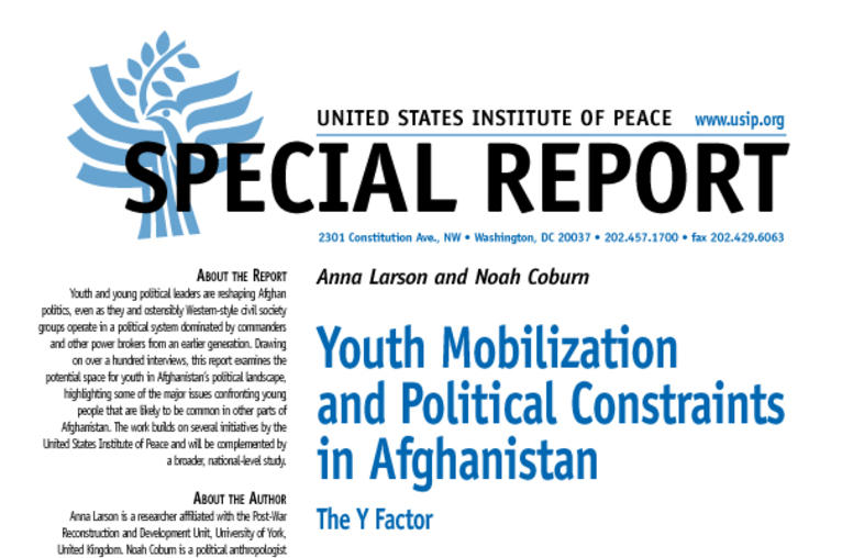 Youth Mobilization and Political Constraints in Afghanistan
