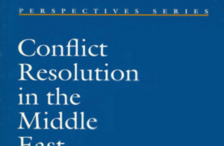 Conflict Resolution in the Middle East