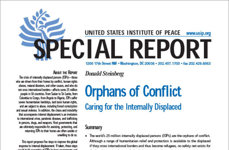 Orphans of Conflict: Caring for the Internally Displaced