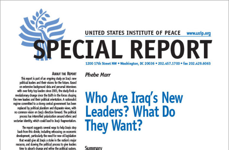 Who Are Iraq's New Leaders? What Do They Want?