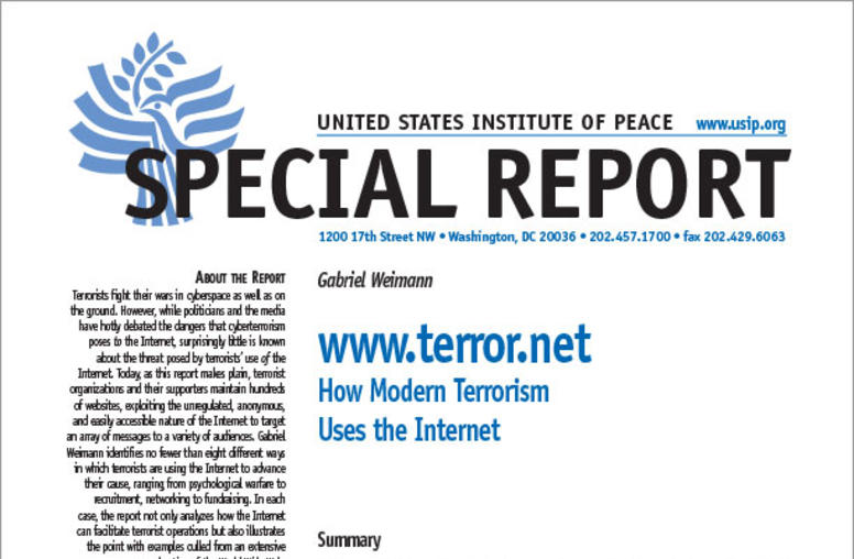 www.terror.net: How Modern Terrorism Uses the Internet