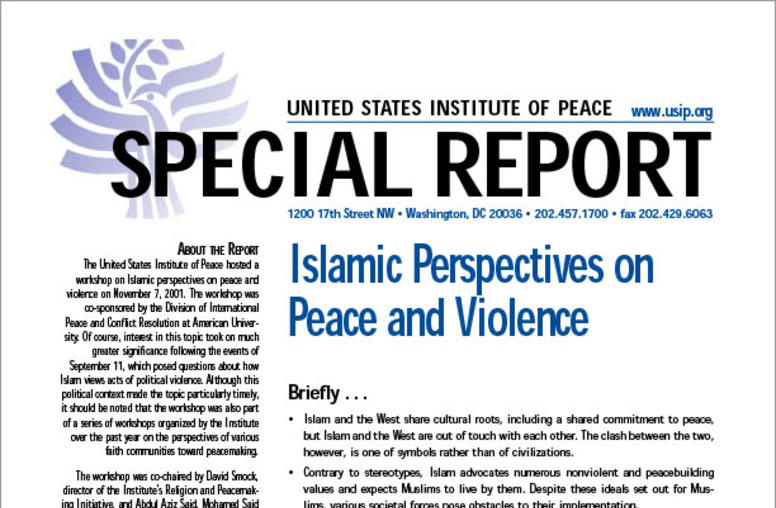 Islamic Perspectives on Peace and Violence