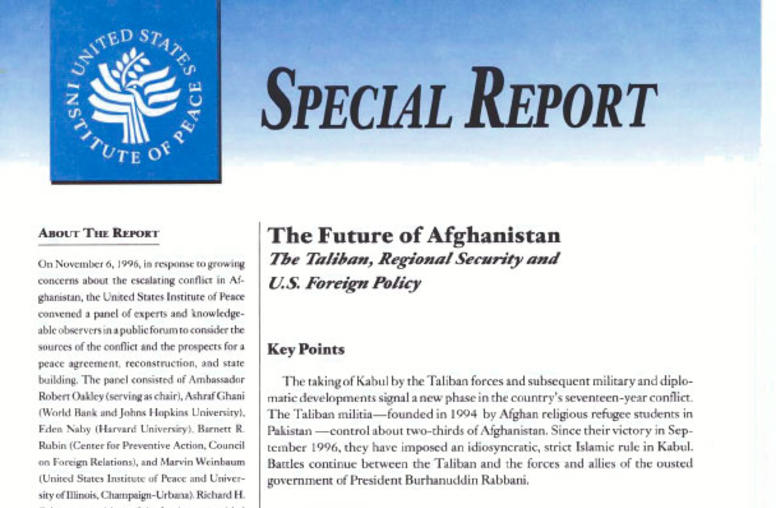 The Future of Afghanistan: The Taliban, Regional Security and U.S. Foreign Policy