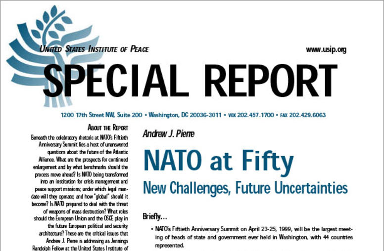 NATO at Fifty: New Challenges, Future Uncertainties